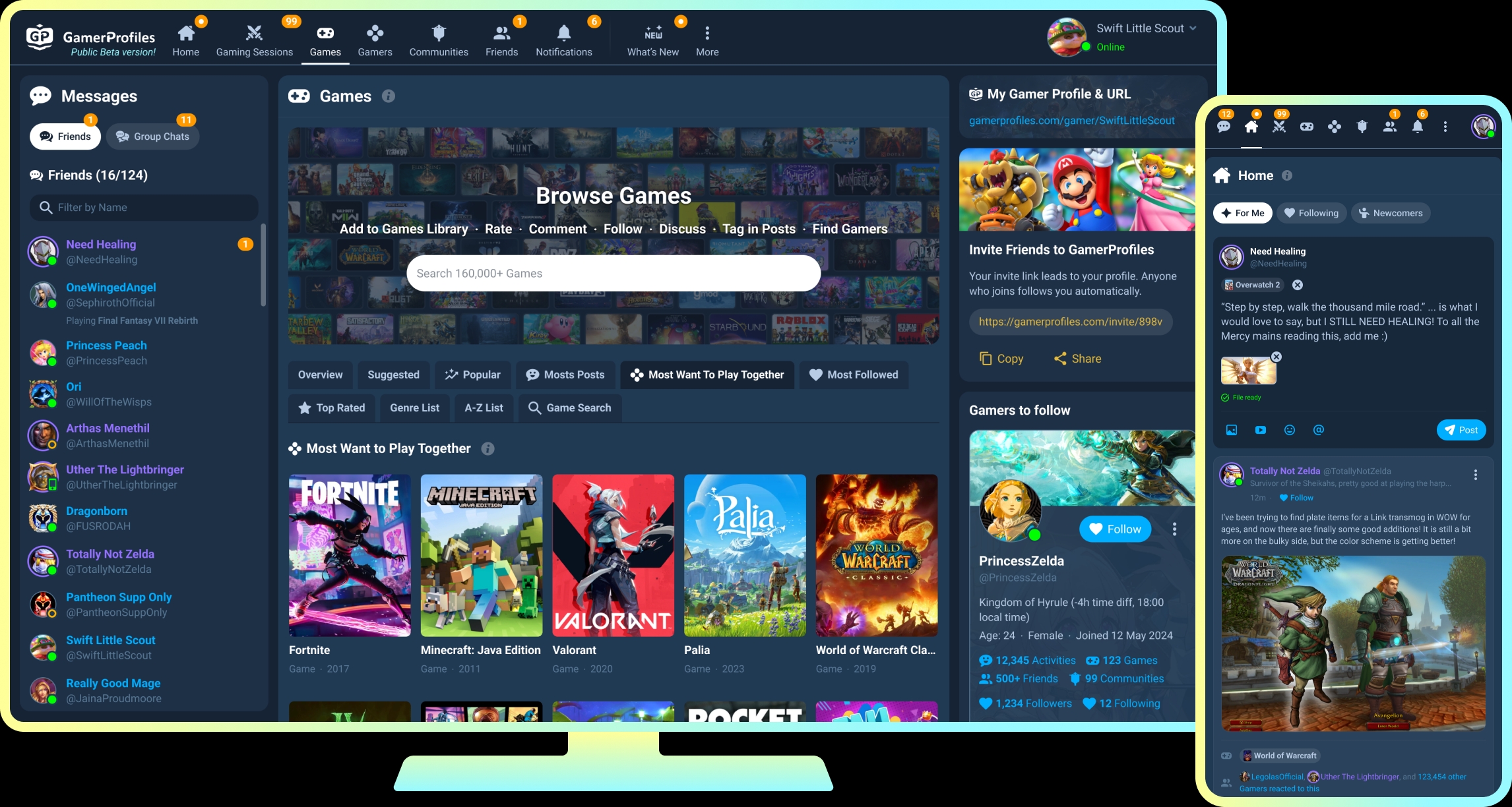App Preview - GamerProfiles